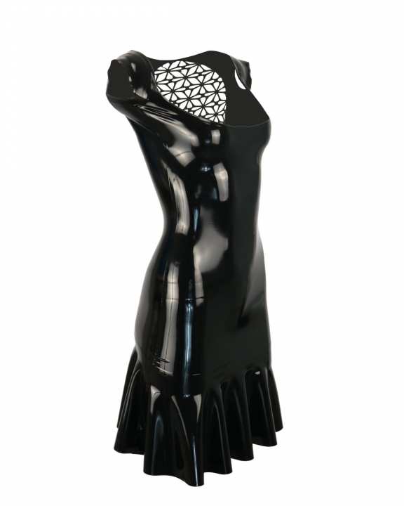 Kleid G-Lace COB (Cut Out Back) Latex Laser Edition